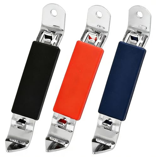 3 Pack Magnetic Bottle Openers, 3 IN 1 Stainless Steel Bottle Opener, Small Bottle Opener Can Tapper with Magnet for for Kitchen, Bar