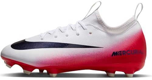Nike Jr. Zoom Mercurial Vapor 16 Academy Lv8 Fg/Mg Fußballschuh Für Jüngere/Ältere Kinder Vapor 15, University Red/Dark Obsidian, HJ7223-600, 37.5 EU (5Y US)