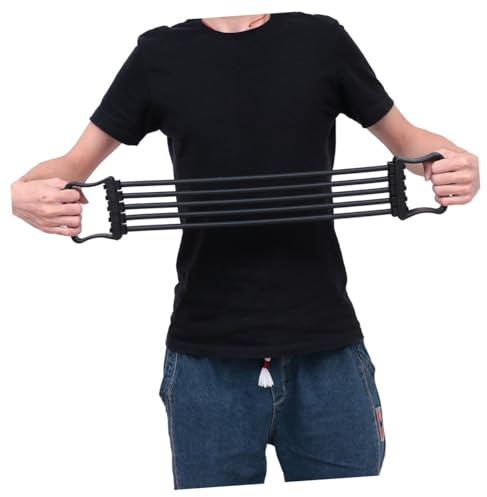 Supvox 5 Stück Widerstandsbänder für Übungen mit Abnehmbarer Feder TPR Brustmuskel Trainingsgeräte Krafttraining Expander für Zuhause und Büro
