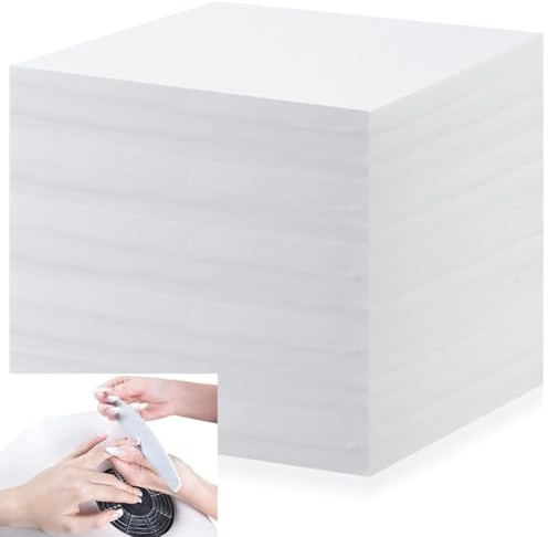Koolenry Papier de Filtre à Collecteur D'Aspiration pour Poussière D'Ongle 600 Feuilles Jetables Adaptées au Spa Salon