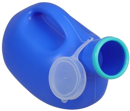 Beaupretty Urinale Portatile Uomo con Tappo Antispreco Vasino da Viaggio Compatto e Leggero Contenitore Urina Maschile per Campeggio e Notturno
