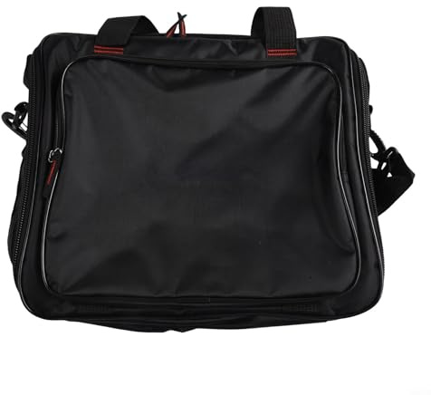 Eawfgtuw Tragbare Gitarren-Pedalboard-Tasche für Effektpedale, große Kapazität, Oxford-Tuch-Aufbewahrungstasche mit mehreren Fächern, leichte Tragetasche (36,5 x 33 x 10)