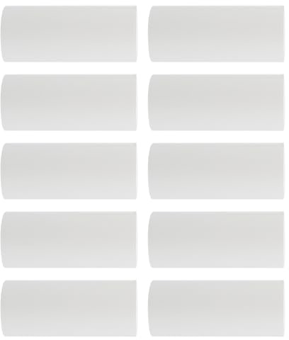 VILLFUL Carta Termica per Macchina Fotografica Istantanea 57Φ25Mm, Ricarica da 10 Pezzi (2 Confezioni da 5), Carta per Stampante Fotografica per, Accessorio per Fotocamere Istantanee,