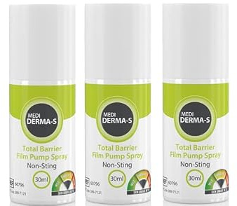 Medi Derma-S Barrier Spray 30ml X3 Sprays (90ml in total) Used For Preventing Moisture-Associated Skin Damage