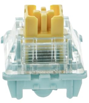 YANSHUYU Tasti per Tastiera Meccanica Interruttore for Tastiera Meccanica da 35 Pezzi 45gf Silenzioso Pre-lubrificato lineare a 5 Pin con diffusore di Luce Tasti Tastiera Meccanica