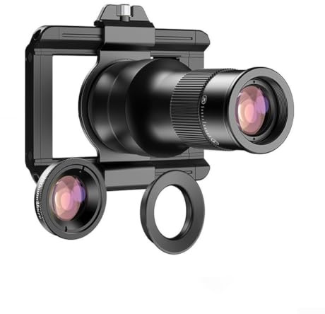 Tm6x 150mm Longitud Focal Teleobjetivo Macro Lente Con 6x Zoom Para Fotografía Smartphone Y Observación de Aves Viajes Observación Color Negro