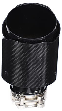 Hlyjoon Auto Auspuff Endrohr Einlass 63mm Auslass 101mm Auto Modifikation Zubehör Ersatzteile Fit für Auto Universal