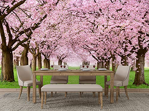 Oedim Fotomurale vinile adesivo fiori di ciliegio, 210 x 140 cm, vinile adesivo decorativo per stanze, decorazione per pareti
