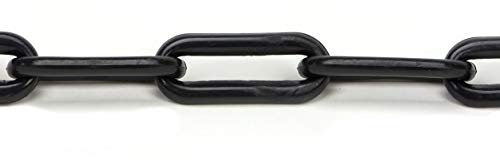 10m Marwotec Absperrkette schwarz - 6mm Kette - Kunststoffkette 10 Meter im Beutel