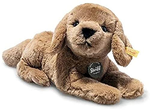 Steiff 076886 Lenny Labrador - 23 cm - Kuscheltier - braun liegend