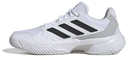 Adidas Men's CourtJam Control 3, White/Black/Grey, 9