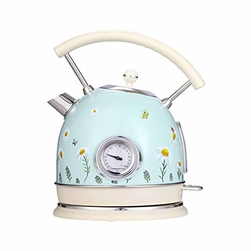 Glass electric kettle 1.8L Multifunctional Kettle Health Pot Intelligent Temperature Control Kettle Electric Tea Pot Temperature Display Bass Stainless Steel Electric Kettle C,1.8L (Color : Onecolor
