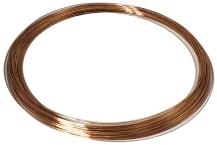 1 Stück Phosphorbronzedraht Qsn6.5-01 Phosphorkupferdraht Hohe Zähigkeit Phosphorblauer Kupferdraht Feder Spezialkupferdraht Durchmesser 0,4 mm