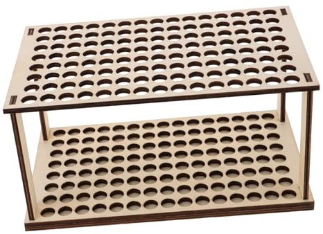 BELLIFFY Holz Stifthalter Pinselhalter Organizer Multifunktionaler Aufbewahrungsständer Künstlerbedarf Tragbar Leicht Für Pinsel Marker Malutensilien Bastelmaterial