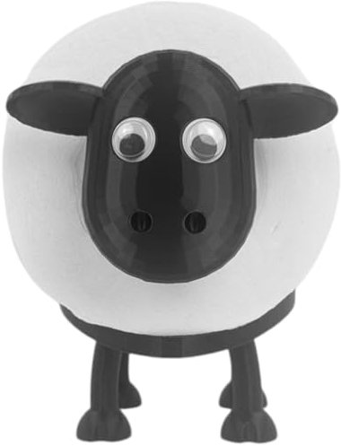 Dekorify Sheep Toilet Paper Holder | Bathroom Toilet Roll Holder | Sheep Toilet Roll Holder | Toilet Roll Storage | Loo Roll Holders Black Sheep Toilet-Roll Holder Set Of 3 (Single)