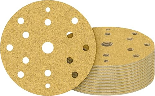 Bosch 50x EXPERT C470 Schleifpapier, 150 mm, K60, 50 Stück | für Farbe auf Holz, Körnung 60, Professional Zubehör Exzenterschleifer, Schwingschleifer
