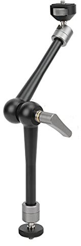 MTLAVISHY 11in Arm Klemme für , Stativ & LED Video Licht mit 360 Grad einstellbarem , Aluminiumlegierung, perfekte Lösung für Videoaufnahmen, Fotografie, Zubehör für Rig