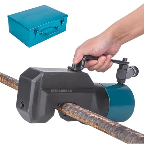 HYZHANHONG 8-32Mm Electric Hydraulic Steel Bar Shear, Portable Steel Bar Pliers Cutting Machine Rebar Cutter without Hydraulic Pump Power, Garden & Hand Tools