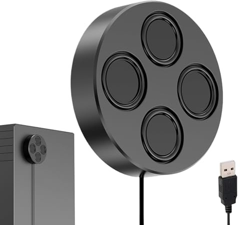 Magnetisk Högtalare, USB Högljudd Djup Bas Trådbunden Skrivbordsspelare, Magnetiska Datorhögtalare, För Desktop Bärbar Dator Surfplatta Resor Hemmafester Arbetsplats Bil TV