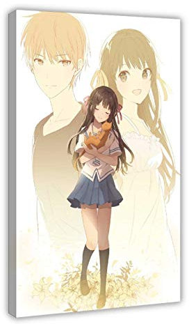 Anime Poster Fruits Basket 2 Canvas Poster Wall Art Decor Print Picture Paintings for Living Room Bedroom Decoration 24×36inch(60×90cm) Frame-style1