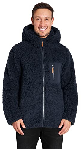 CityComfort Felpa Uomo con Zip, Felpa Invernale in Pile Teddy