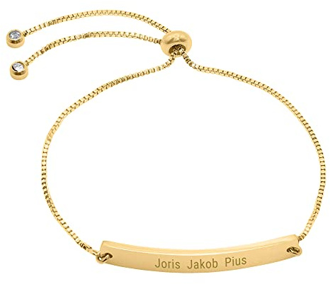 Heideman Armband Damen Initial mit Gravur Edelstahl personalisiert | Individuelles Geschenk für Freundin oder Partnerin, hautfreundlich und nickelfrei, in mehreren Farben wählbar