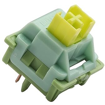 DucKey Outemu Lime Switch V2, 5pin 35g Vorgeschmierter Leiser Taktiler Schalter Für Benutzerdefinierte Mechanische Tastaturen (Size : 90PCS)