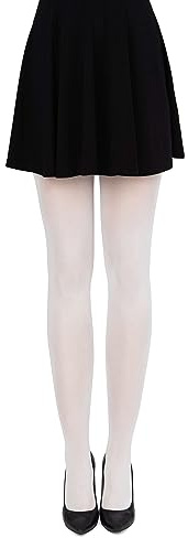 looksy Medias para mujer de color sólido, duraderas, suaves, de microfibra, invisibles, línea sensual, 40 deniers, opacas, medias para todo el día con pie cómodo