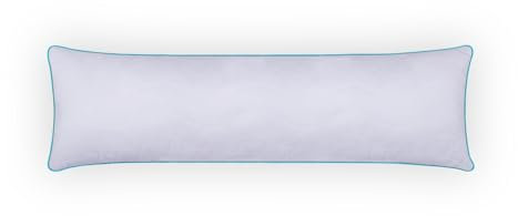Bestlivings 2er Pack Kopfkissen 40x145cm (mit herausnehmbarer Füllung), Dekokissen als Inlett, Seitenschläferkissen - Schwangerschaftskissen Kissen