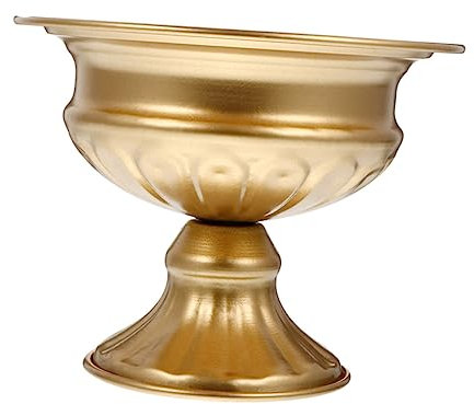 OUNONA Vintage Eisenblumen-vase Mit Goldfarbenem Retro-Design Dekorativer Pflanzbehälter Für Stilvolle Tischdekoration Und Blumenarrangements Als Dekorative Vase Für Zuhause Und Hochzeit