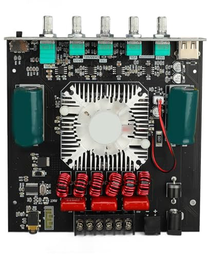 Scheda Amplificatore, Ricevitore Audio Scheda Amplificatore Stereo a 2.1 Canali Modulo Amplificazione per Audio Altoparlante Fai-da-te