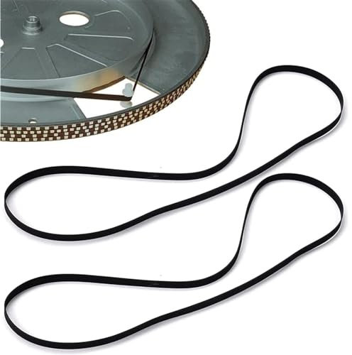 Belt Antriebsriemen, Plattenspieler Gummiband, 2pcs Ersatzriemen für Plattenspieler, 270 mm Antriebsriemen, Phonographen, Ersatzgürtel für Plattenspieler, passend für viele Plattenspielertypen