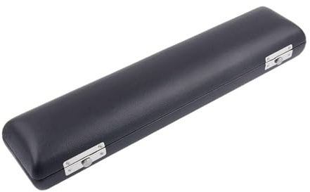 BBTISG Leather Flute Case, 16/17 Holes Portable Leather Flute Case Universal 16 Hole Flute Case Cover for Beginners Students (16 Hole)