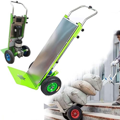 Generisch Elektrischer Treppensteiger Multifunktional Handkarren-Transportwagen Mit 250kg Traglast Robuster Treppensteiger-Umzugswagen Mit 30-Ah-Li-Batterie FüR FamilienumzüGe Verteilu