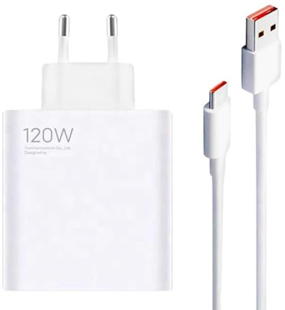 Bloc Chargeur Rapide, Chargeur USB C, Adaptateur Chargeur 120W 6A pour Téléphone, Accessoires De Produits Électroniques pour Voyage d'affaires, Adaptateur De Chargeur avec Câble De Charge 120 W