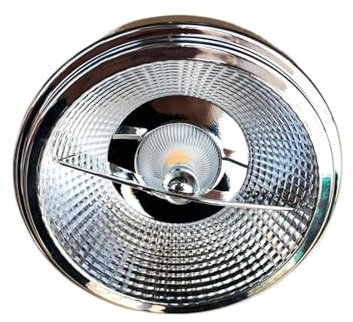 2 bombillas LED regulables de 15 W AR111, de aluminio G53 GU10 para el hogar, el garaje y el almacén(Natural White,G53)