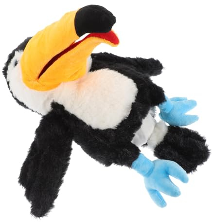 Peluche Marioneta 1, Mano de Pájaro de Pieza para Niños | Juego Interactivo para Contar Historias, Diseño Adorable con Expresiones Animadas, Felpa Pp Algodón