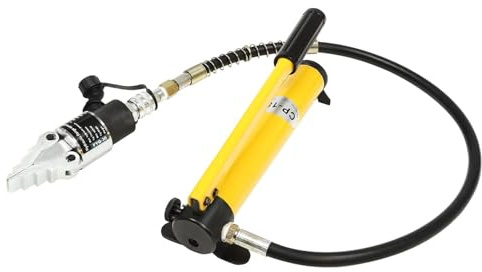 14 Ton Hydraulic Flange Spreader Kit Portable Manual Pump Operated Tensioning Tool Heavy Duty Flange Expander for Industrial Piping Maintenance 81mm Separation