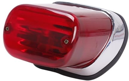 1PC ABS Rosso Moto Posteriore Freno Fanale Stop Lampada Accessori Per Virago XV250 XV400 Targa Fanali Posteriori