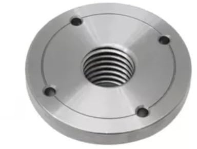 GOHAPY Mandrino for tornio ad alta precisione, giunto a flangia rigido, piastra for mandrino M33 M18 da 1 pollice for l'industria, pezz0(50mm x 1inch x 8)