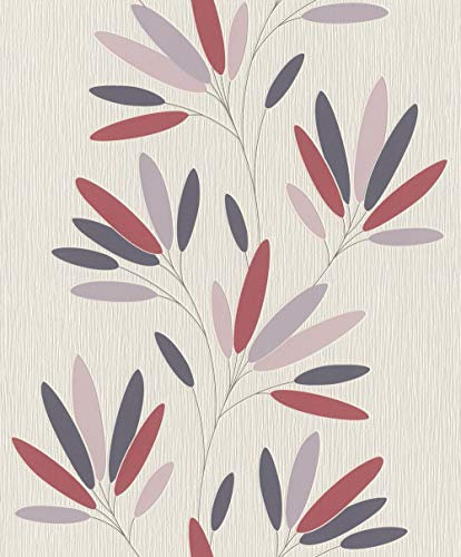 Rasch Tapeten Vliestapete (floral) Rosa 10,05 m x 0,53 m Tapetenwechsel 808742