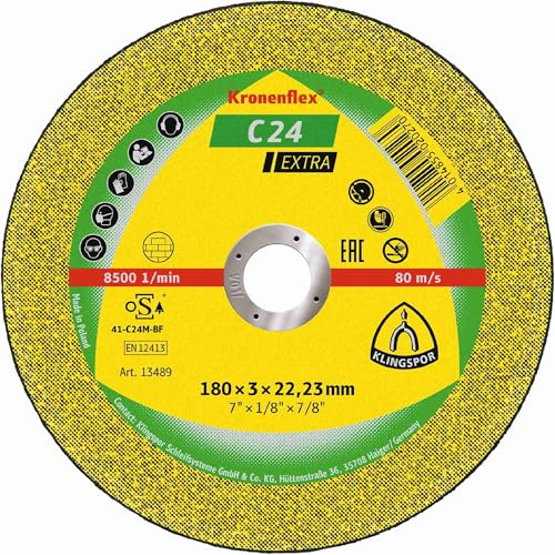 25 x Klingspor C 24 EX Trennscheiben, 115 x 2,5 x 22,23 mm gerade