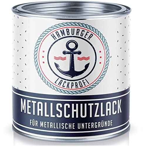 Metallschutzlack MATT Stahlblau RAL 5011 Blau Metallschutzfarbe Metalllack Metallfarbe // Hamburger Lack-Profi (1 L)