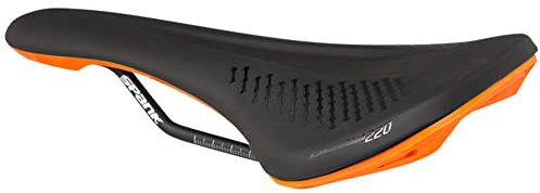 Spank Selle Oozy 220 Noir MTB-Sättel, schwarz/orange, 265x144mm