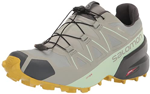 Salomon Speedcross 5 Gore-tex, Scarpe da Trail Running Donna, Multicolore Wrought Iron Spray Antique Moss, 38 EU