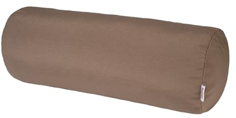 beties „Wunschton“ XL Nackenrollenbezug ca. 25x70 cm Nackenrolle in großer Sortiments- und Größenauswahl – EIN idealer Uni Begleiter (deep-Taupe)