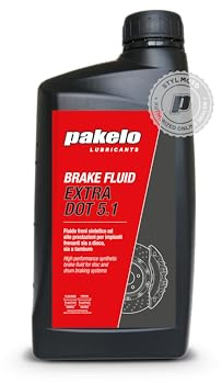 OLIO LUBRIFICANTE FRENI PER AUTO PAKELO SINTETICO BRAKE FLUID EXTRA DOT 5.1 (2 LITRI)