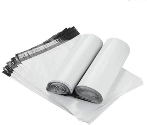 350 Stück Folienversandtaschen selbstklebend | 200 x 350 mm Versandbeutel mit Selbstklebeverschluss | 20 x 35 cm Versandtüten blickdicht aus Plastik für Kleidung und Textilien