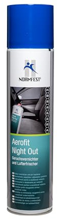 Normfest Aerofit Night Out – Geruchsvernichter & Lufterfrischer mit elegant-maskulinem Duft, neutralisiert Rauch, Tiergeruch & andere Gerüche, für Fahrzeuge & Räume geeignet – 400ml