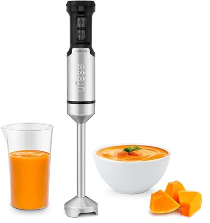 Ufesa Galaxy Batidora de Mano, Potencia 1200 W, Control de Velocidad Variable + TURBO, 4 Cuchillas de Alta Eficiencia, Diseño Ergonómico y Anti Salpicaduras, Vaso Medidor, Sin BPA